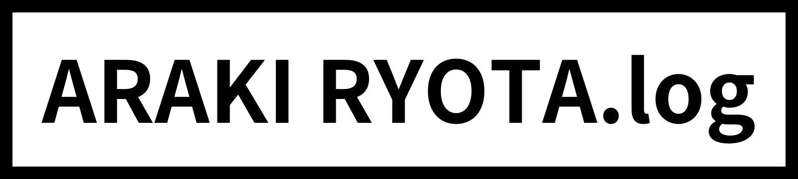 ARAKI RYOTA.log